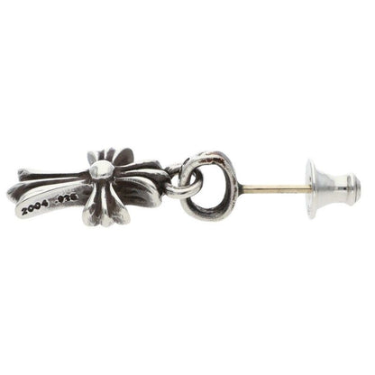 Chrome Hearts Bby Pprchn Baby Fat Drop Silver Earrings — view 4