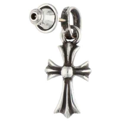 Chrome Hearts Bby Pprchn Baby Fat Drop Silver Earrings — view 2