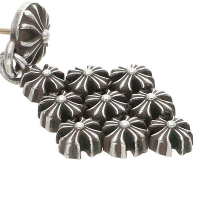Chrome Hearts Drp Chn Mail Pls Chainmail Drop Silver Earrings — view 4
