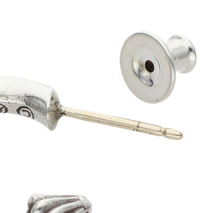 Chrome Hearts Hoop Plain Silver Earrings — view 4