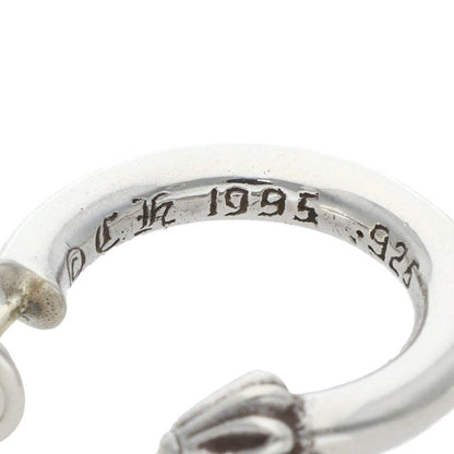 Chrome Hearts Hoop Plain Silver Earrings — view 3