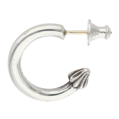 Chrome Hearts Hoop Plain Silver Earrings — view 5