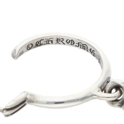 Chrome Hearts No5 Dagger 5 Daga Hoop Silver Earrings — view 3