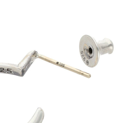 Chrome Hearts No5 Dagger 5 Daga Hoop Silver Earrings — view 5