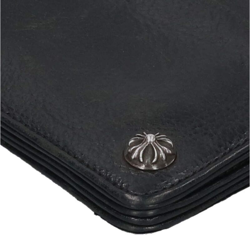 Chrome Hearts Strap Cross Ball Button Leather Wallet — view 4
