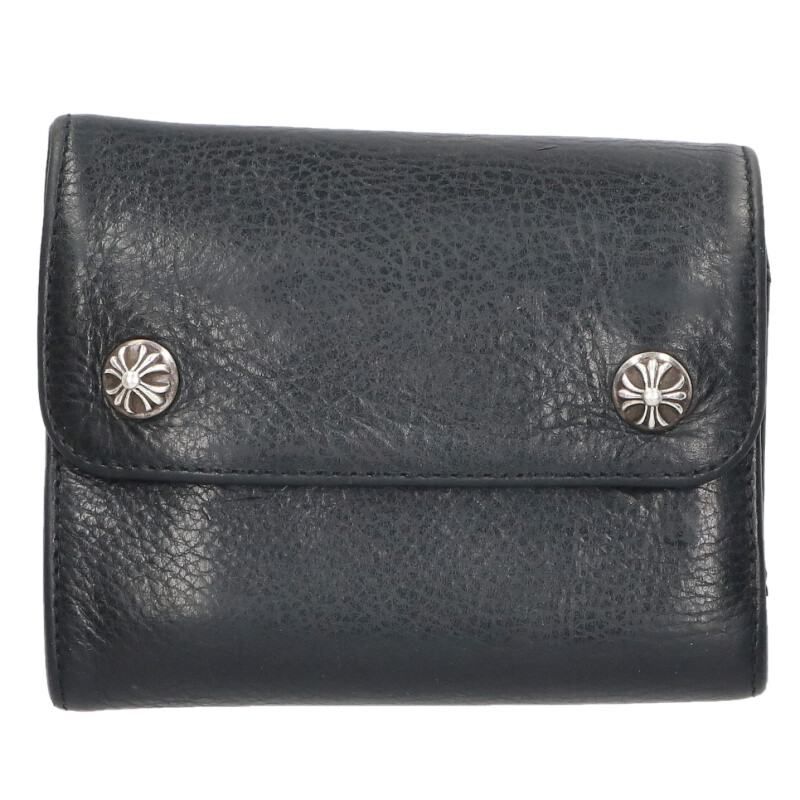 Chrome Hearts Wave Mini Leather Wallet