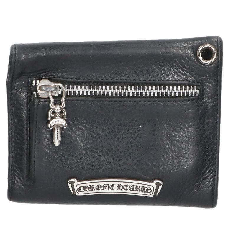 Chrome Hearts Wave Mini Leather Wallet — view 2