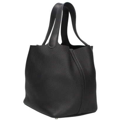 Hermes Picotin Lock MM Taurillon Clemence Noir Handbag MM — view 2