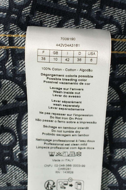 Dior Lining Oblique Kuff Dead Denim Jacket — view 3