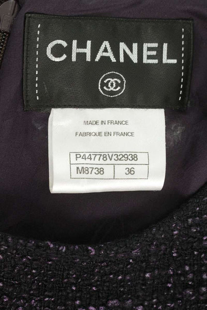 Chanel Tweed Wrap Dress 36 — view 3