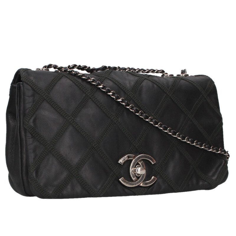 Chanel Quilted Lambskin Chain Shoulder Bag