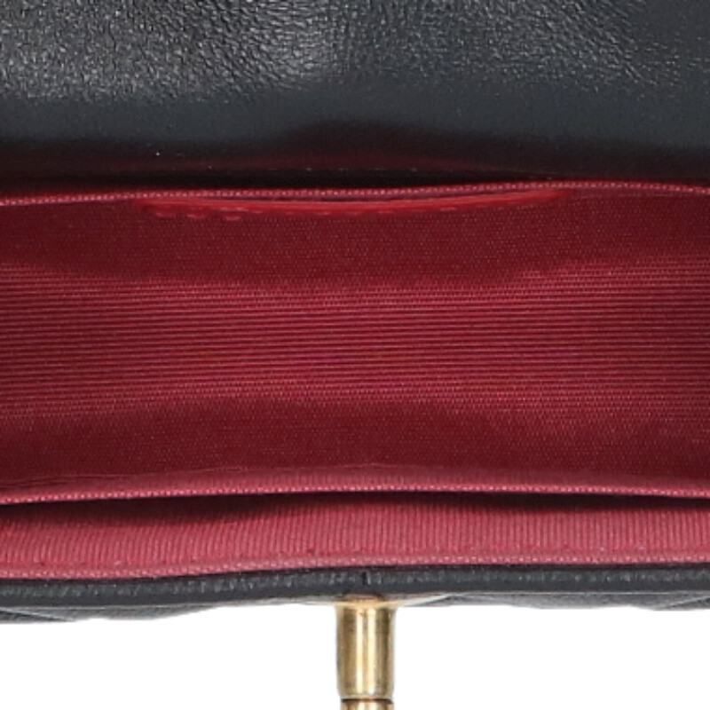Chanel Quilted Mini Lambskin Chain Shoulder Bag — view 3