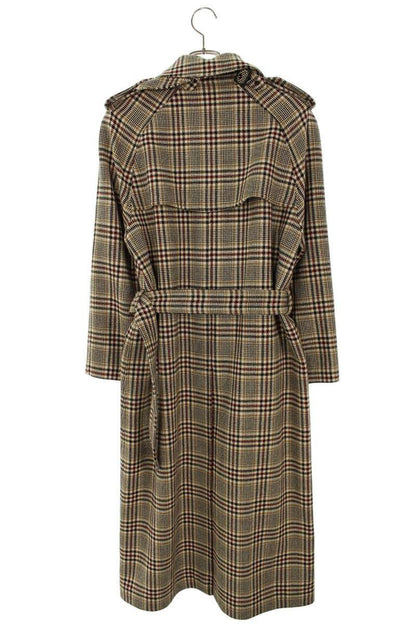 Celine Checkered Coat with Belt 36 — view 2
