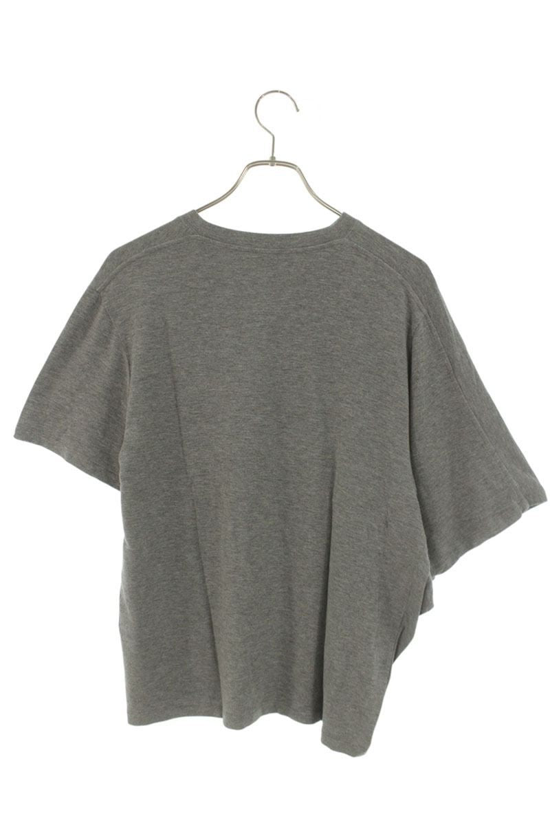 Loewe Anagram Embroidery Asymmetric Rayon T-Shirt XS — view 2