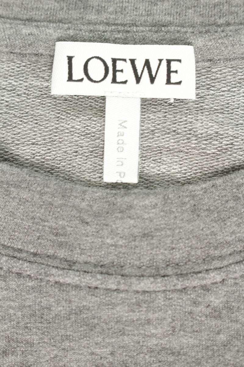Loewe Anagram Embroidery Asymmetric Rayon T-Shirt XS — view 3