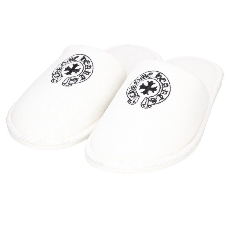 Chrome Hearts Hotel Slipper Horse Shoe Embroidery Slippers
