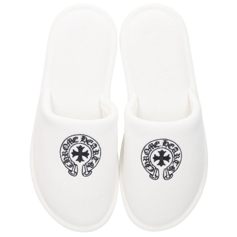 Chrome Hearts Hotel Slipper Horse Shoe Embroidery Slippers — view 4
