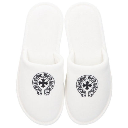 Chrome Hearts Hotel Slipper Horse Shoe Embroidery Slippers — view 4
