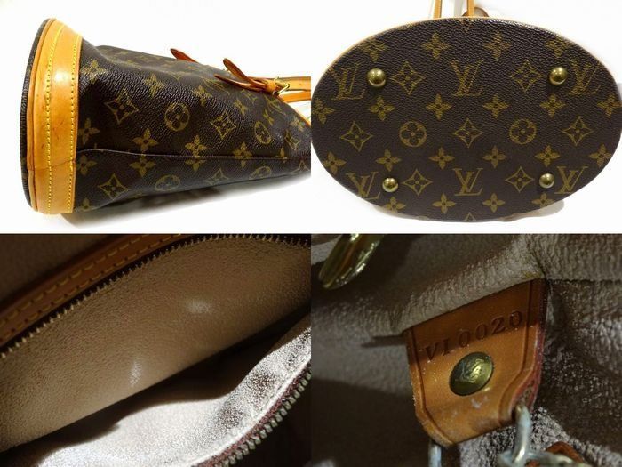 Louis Vuitton Petit Bucket Shoulder Bag Monogram PM — view 4