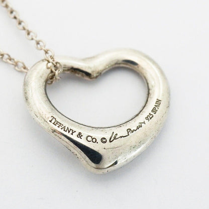 Tiffany & Co Necklace Open Heart 925 Sterling Silver — view 6