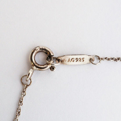 Tiffany & Co Necklace Triple Interlocking 925 Sterling Silver Gold Rubedo — view 5