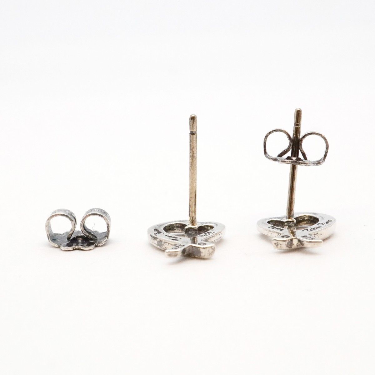 Tiffany & Co Earrings Loving Heart 925 Sterling Silver — view 3