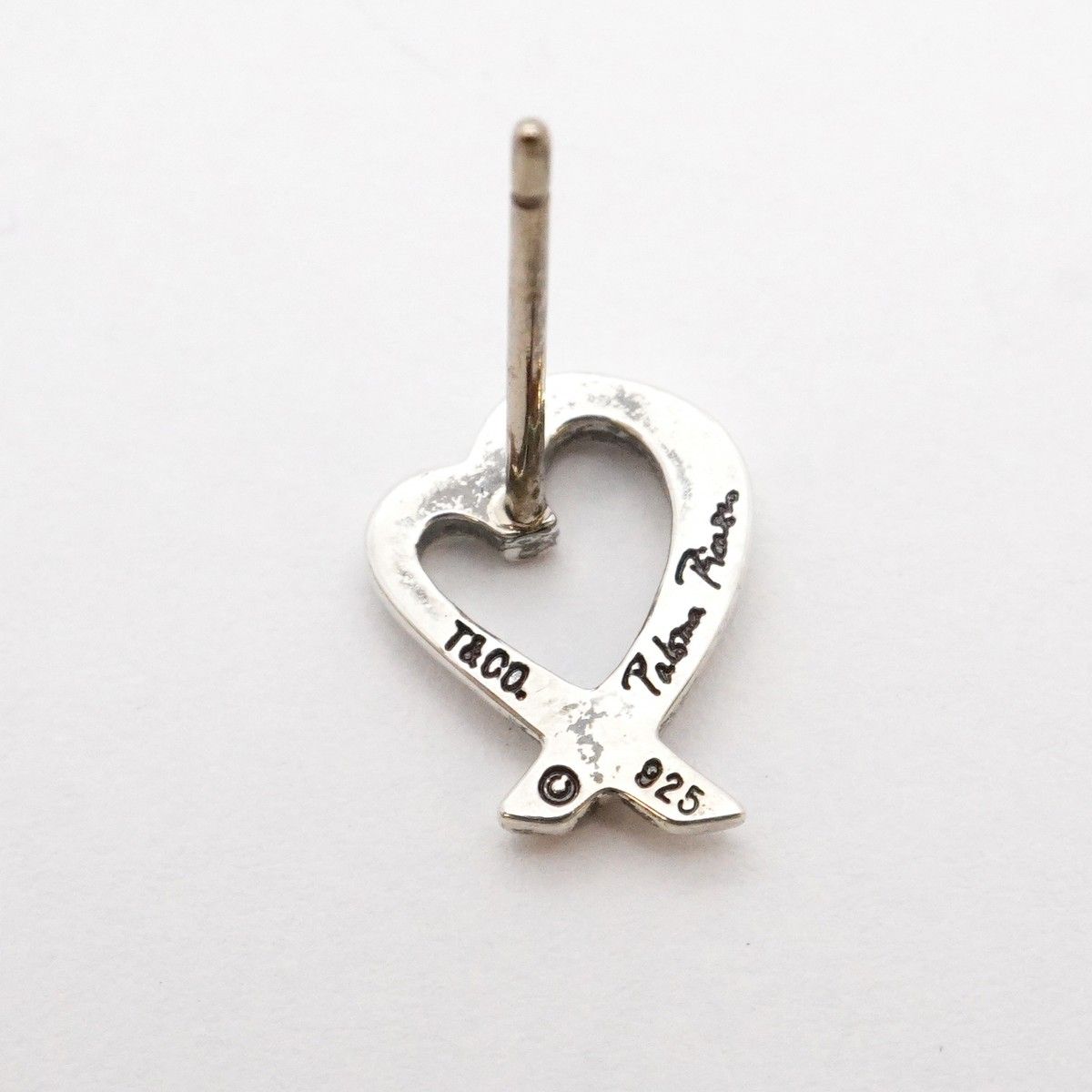 Tiffany & Co Earrings Loving Heart 925 Sterling Silver — view 7