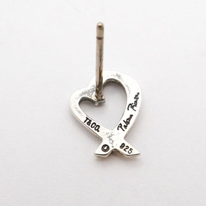 Tiffany & Co Earrings Loving Heart 925 Sterling Silver — view 7