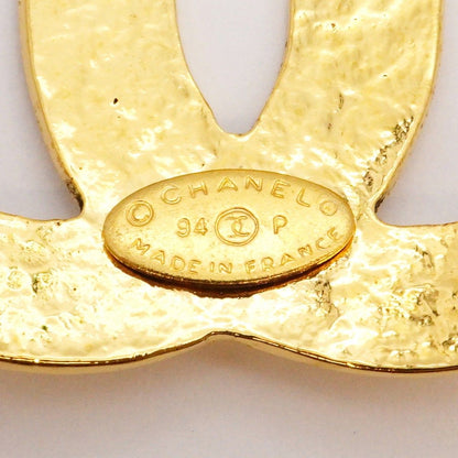 Chanel Necklace Vintage CC Logo Quilted Gold Plated — view 5