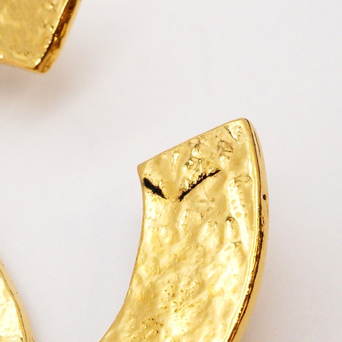 Chanel Necklace Vintage CC Logo Quilted Gold Plated — view 8