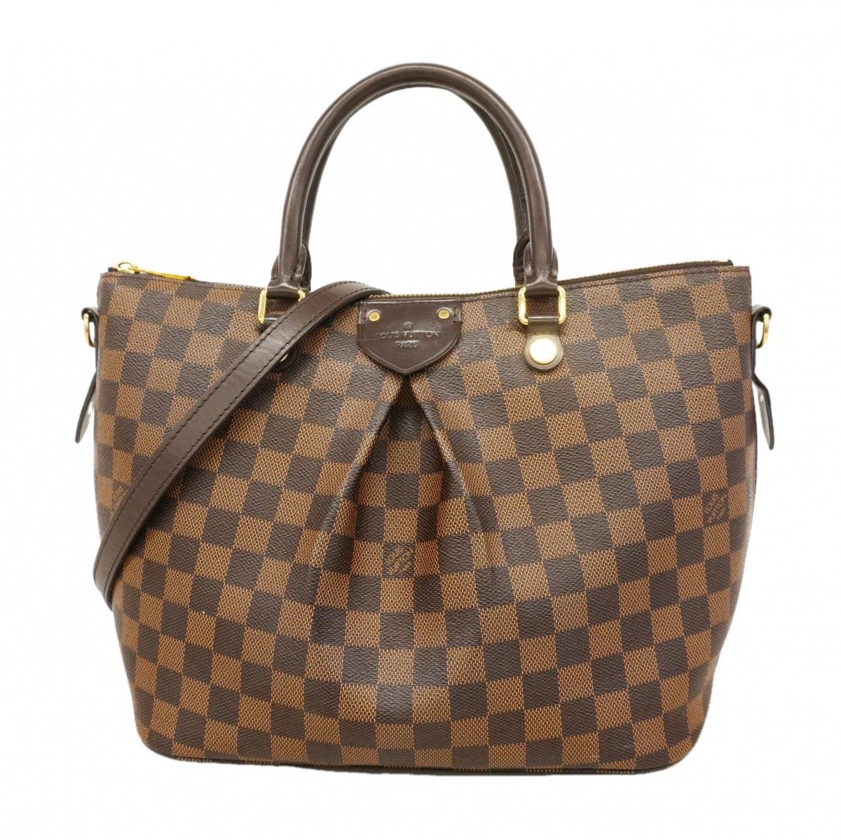 Louis Vuitton Handbag Damier Sienna MM Ebene 2-Way Bag