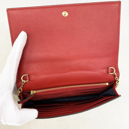 Gucci Shoulder Wallet GG Blue Mus Beige Gold — view 3