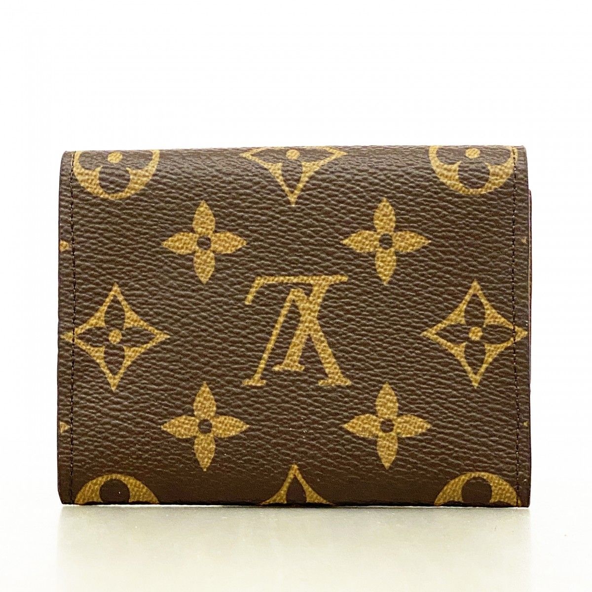 Louis Vuitton Card Case Monogram Envelope Business Holder Brown — view 8