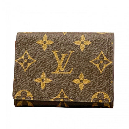 Louis Vuitton Card Case Monogram Envelope Business Holder Brown