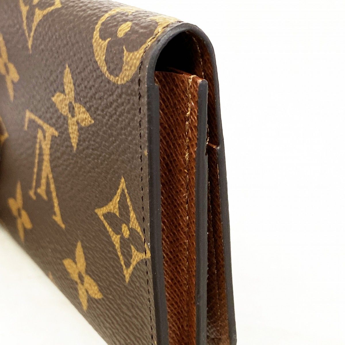 Louis Vuitton Card Case Monogram Envelope Business Holder Brown — view 6