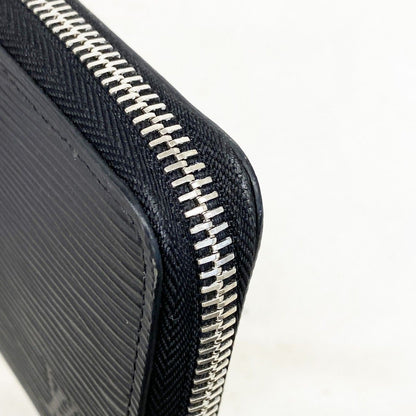 Louis Vuitton Wallet Epi Portefeuille Clemence Noir — view 6