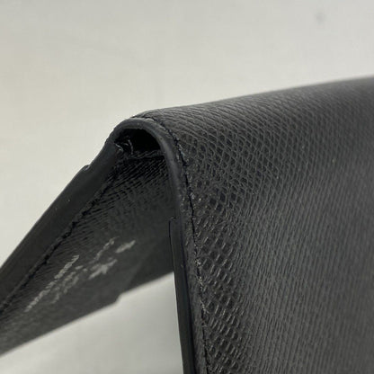 Louis Vuitton Card Case Taiga Organizer de Poche Noir — view 5