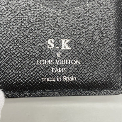 Louis Vuitton Card Case Taiga Organizer de Poche Noir — view 4