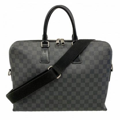Louis Vuitton Business Bag Damier Graphite Porte Documents Jour Black 2-Way Bag