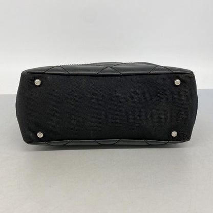 Chanel Tote Paris Biarritz Canvas Black Silver — view 3
