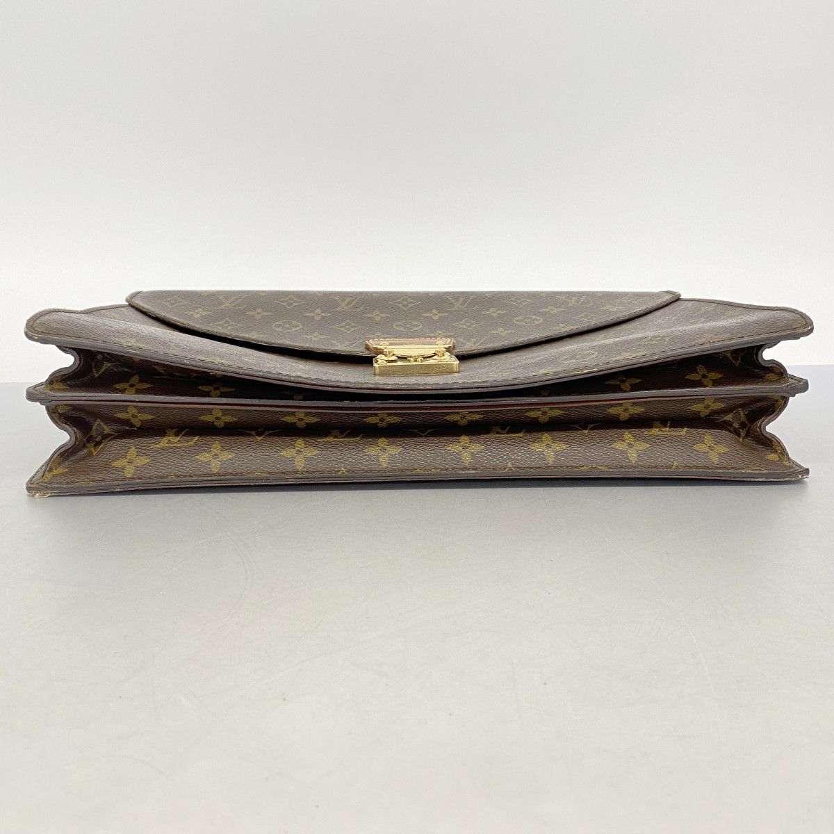Louis Vuitton Business Bag Monogram Serviette Conseil Brown — view 3