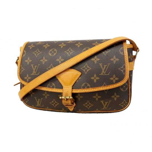 Louis Vuitton Shoulder Bag Monogram Sologne Brown