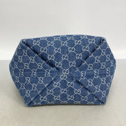 Gucci Tote Totissima Denim Navy Silver — view 3