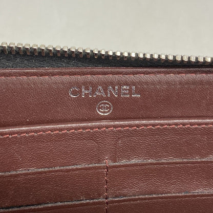 Chanel Wallet Quilted Lambskin Black Silver — view 4