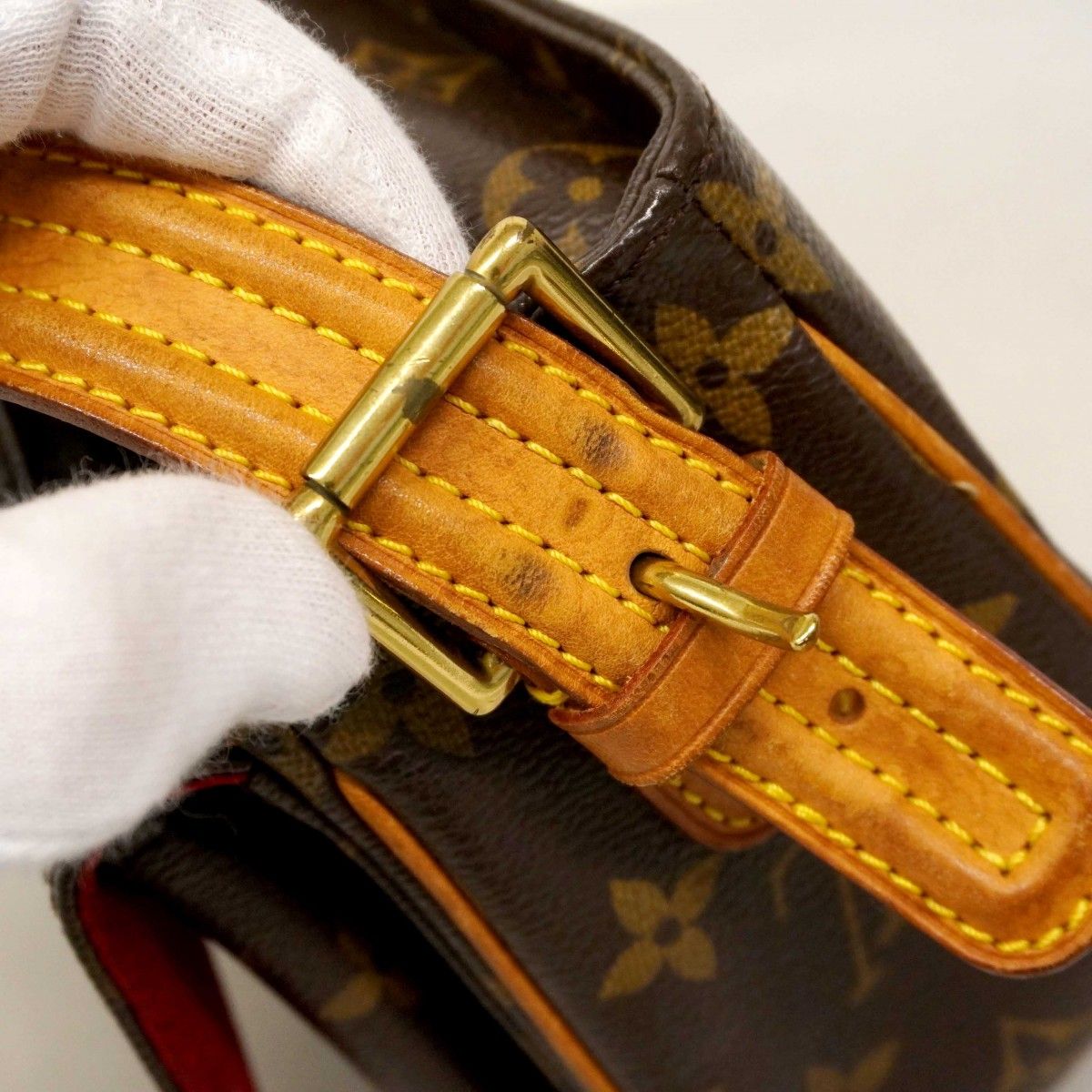Louis Vuitton Shoulder Bag Monogram Viva Cite MM Brown — view 8