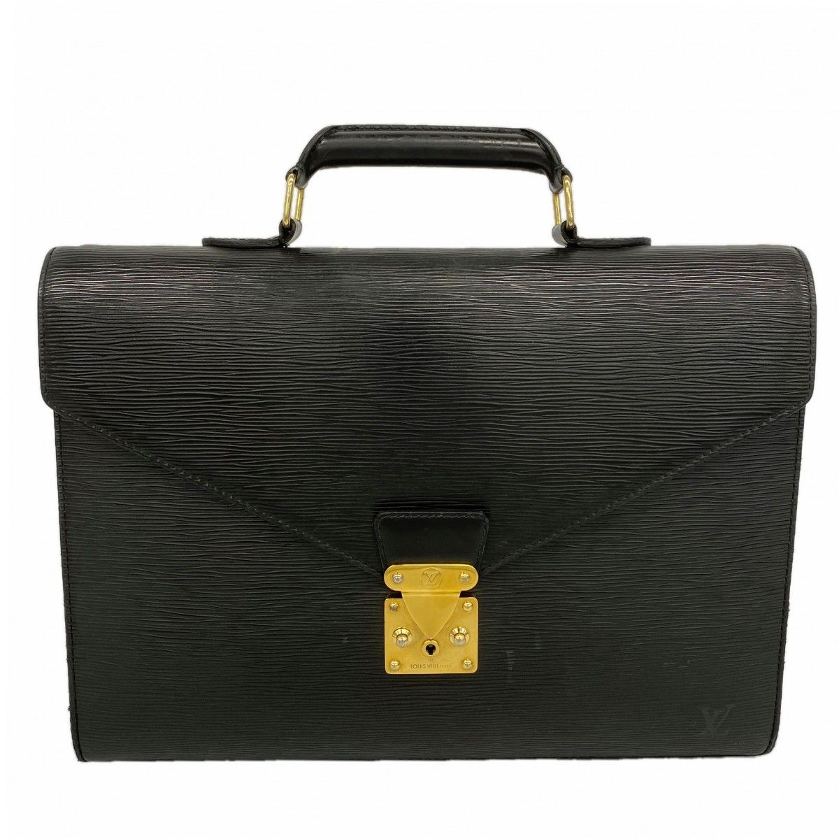 Louis Vuitton Briefcase Epi Serviette Conseil Noir