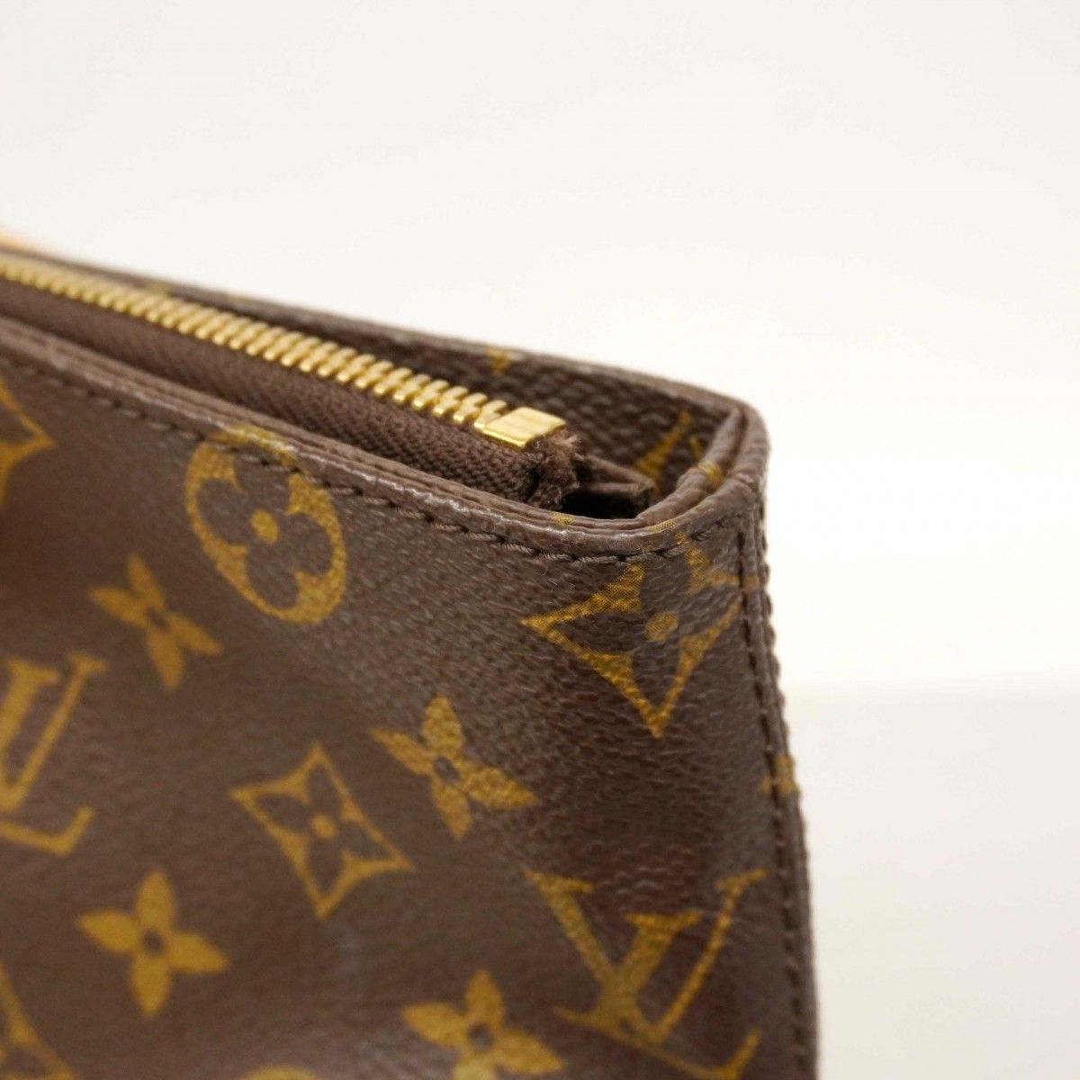 Louis Vuitton Tote Monogram Cabas Mezzo Brown — view 7