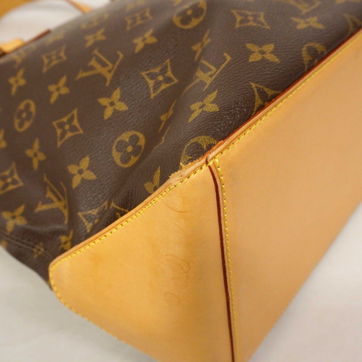 Louis Vuitton Tote Monogram Cabas Mezzo Brown — view 6