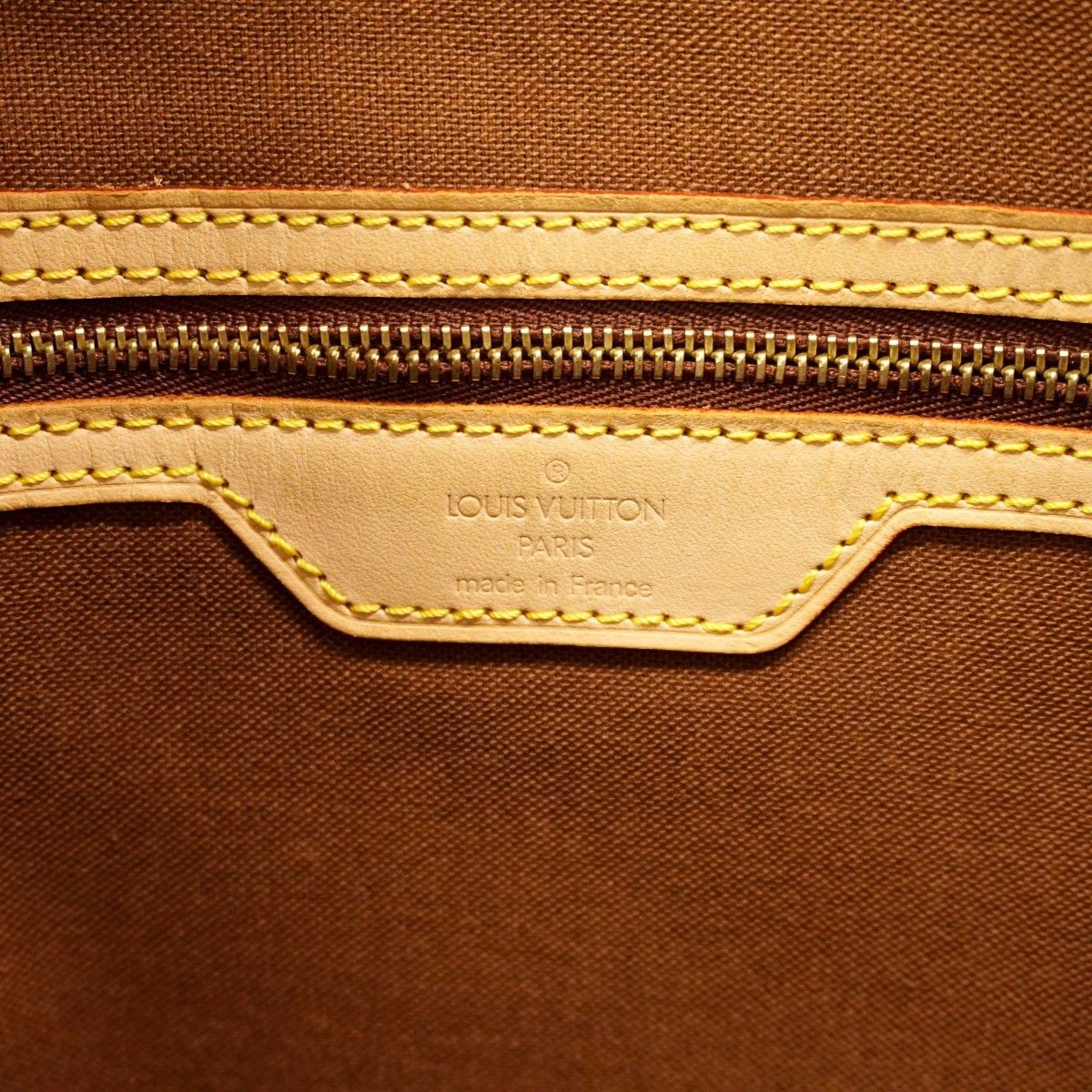 Louis Vuitton Tote Monogram Cabas Mezzo Brown — view 5