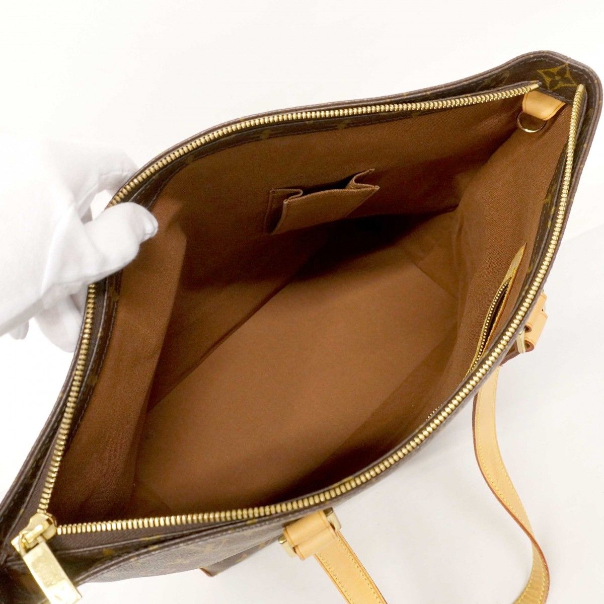 Louis Vuitton Tote Monogram Cabas Mezzo Brown — view 4